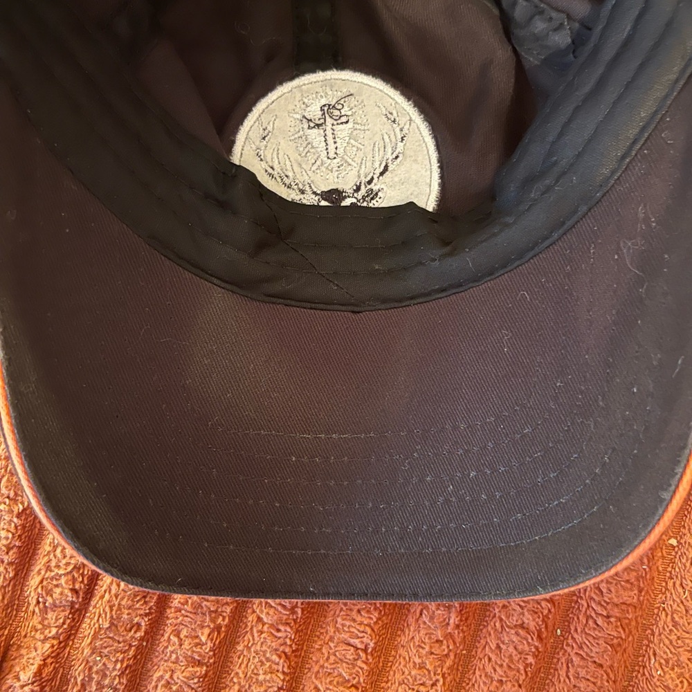 5/$25 Jagermeister Black Hat with White Logo - Picture 4 of 4